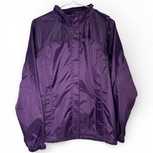 Alpinetek Lightweight Waterproof Rain Jacket Purple - Size L (14-16)